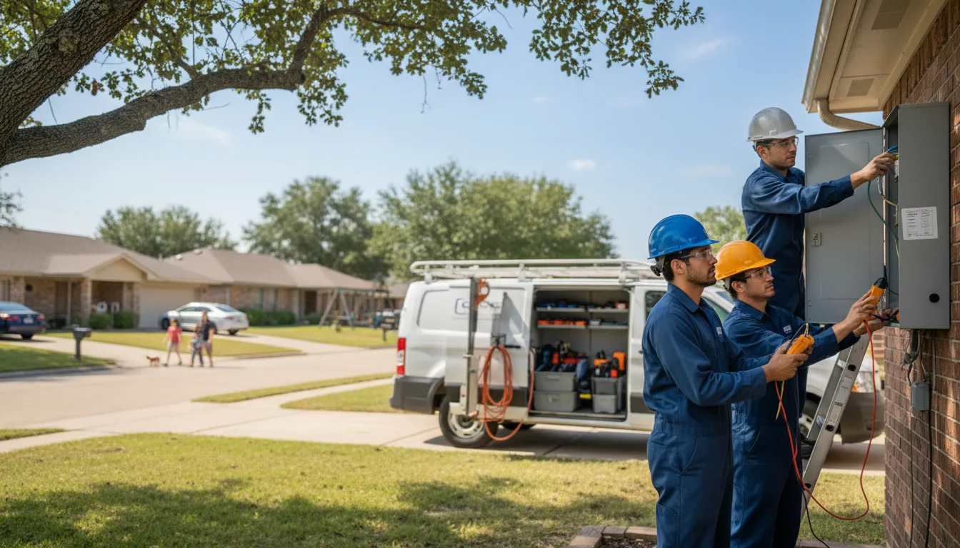 Certified electrician providing emergency electrical services in Eidson, TN